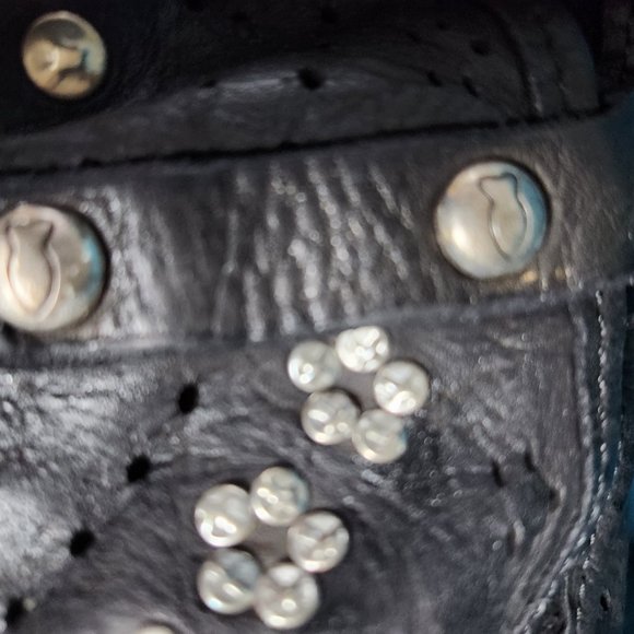 Daisy Center Studded Large Campomaggi Shopper Black NWT - Picture 8 of 11